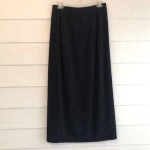 Fleur Bleue Long Navy Skirt